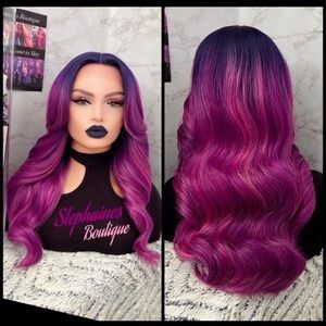 Human Hair Blended Lace Front Wig